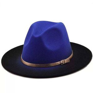 Jazz One Fedora Hats (Blue )